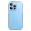 Baseus Simple Case iPhone 14 Pro 6.1 Kamera Korumalı İnce Silikon Şeffaf Kılıf-(5775)