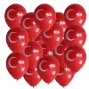 Bayraklı Balon 12inc 100 Parça Bx40
