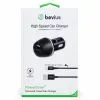 Bevius BVS-AU511 Siyah 12W Lightning Kablolu Araç Şarj Cihazı