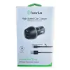 Bevius BVS-AU515 15W 3A Çift USB-C Kablolu Araç Şarj Cihazı