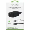 Bevius BVS-CH416 Siyah 10W USB-A Lightning Kablolu Duvar Şarj Cihazı