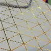 Beyaz Geometrik Desenli Orta Boy Karton Hediye Çantası