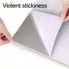 Beyaz Mermer Desenli Alüminyum Plastik Duvar Sticker (30*30)