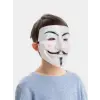Beyaz Renk Pembe Yanaklı İthal V For Vendetta Maskesi Bx40