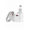 Beyaz Ultra Plus Hızlı Şarj Seti Şarj Adaptörü ve Kablosu 67W