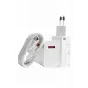 Beyaz Ultra Plus Hızlı Şarj Seti Şarj Adaptörü ve Kablosu 67W