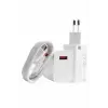 Beyaz Ultra Plus Hızlı Şarj Seti Şarj Adaptörü ve Kablosu 67W