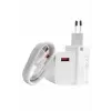 Beyaz Ultra Plus Hızlı Şarj Seti Şarj Adaptörü ve Kablosu 67W