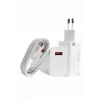 Beyaz Ultra Plus Hızlı Şarj Seti Şarj Adaptörü ve Kablosu 67W