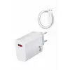 Beyaz Ultra Plus Hızlı Şarj Seti Şarj Adaptörü ve Kablosu 67W