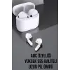 Beyaz Yeni Nesil Pro Bluetooth Kulaklık Yüksek Ses Kaliteli ANC Özelliği