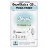 Bio Natural Premium Plus Mega Ekstra Gece Ped 26 Adet
