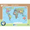 Blue Fus 72 Parça Dünya Hası  Puzzle