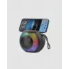 Bluetooth 5.0 Hoparlör – RGB Işıklı, Güçlü Bas ve 360° Surround Ses