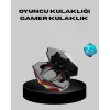 Bluetooth 5.0 Kablosuz Kulaklık LED Işıklı Silikonlu Tasarımlı