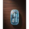 Bluetooth 5.2 Destekli Mavi Pilli Kablosuz Mouse