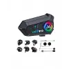 Bluetooth 5.3 Kask İçi Intercom Kulaklık 1000 m Mesafe 1000 mAh