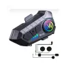Bluetooth 5.3 Kask İçi Intercom Kulaklık 1000 m Mesafe 1000 mAh