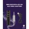 Bluetooth AUX Adaptör | 3.5mm Ses Girişi İçin Kablosuz Dönüştürücü 10m Menzil