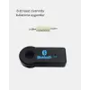 Bluetooth AUX Araç Kiti Eller Serbest Müzik Çalar Dahili Mikrofonlu