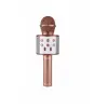 Bluetooth bağlantılı pembe karaoke mikrofon kablosuz hoparlörlü garantisiz - Elektronik