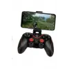 Bluetooth bağlantılı siyah gamepad, PC uyumlu, telefon standı dahil, 1 yıl garantili