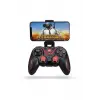 Bluetooth bağlantılı siyah joystick, PC uyumlu, telefon tutucu standlı, 2 yıl garantili