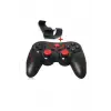 Bluetooth bağlantılı siyah joystick, PC uyumlu, telefon tutucu standlı, 2 yıl garantili