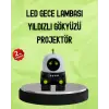 Bluetooth Bağlantılı Yüksek Çözünürlüklü Galaksi Projektör