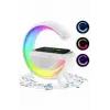 Bluetooth Hoparlör G Şekli Atmosfer Akıllı Rgb Lamba Wireless Kablosuz Şarj