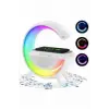 Bluetooth Hoparlör G Şekli Atmosfer Akıllı Rgb Lamba Wireless Kablosuz Şarj