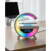 Bluetooth Hoparlör RGB Aydınlatmalı USB TF Kart FM Özellikli