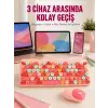 Bluetooth Klavye ve Mouse Kombinasyonu – USB Alıcılı, Kompakt, Uzun Ömürlü Yeni Nesil