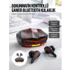 Bluetooth Kulaklık HD Ses Kaliteli Işıklı Metal Kasa Ios Android Uyumlu Mikrofonlu Yeni Nesil