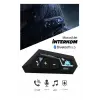 Bluetooth mikrofonlu kablosuz kask interkom kulaklık RGB led ışıklı 2 yıl garantili