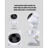 Bluetooth Müzikli Astronot Projeksiyon Lambası Yıldız ve Ay Efektli
