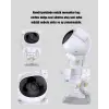 Bluetooth Müzikli Astronot Projeksiyon Lambası Yıldız ve Ay Efektli