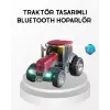Bluetooth Nostaljik Traktör Hoparlör LED Işıklı 12W Güçlü Ses