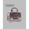 Bluetooth Özellikli Nostalji Radyo 3 Bant FM AM SW