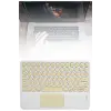 Bluetooth Touchpad Klavye 10.9 inch Kablosuz Wifi Q Klavye Slim