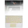 Bluetooth Touchpad Klavye 10.9 inch Kablosuz Wifi Q Klavye Slim