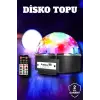 Bluetooth ve Uzaktan Kumandalı Çok Renkli Masaüstü Disko Topu