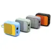 Bluetooth Wireless Mini Hoparlör Speaker Renkli Type-c Şarjlı 5w Mikrofon - Kart Girişi Pl-4692 Bx40