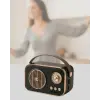 Bluetooth’lu Retro Radyo – FM Destekli Nostaljik Hoparlör