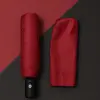 Bordo Kılıflı Otomatik Kompakt Şemsiye