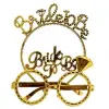 Bride To Be Taç ve Gözlük Seti - Altın Renk