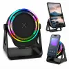 Bt - Sd - Usb Şarjlı Telefon Tutacak Rgb Işıklı Bluetooth Wireless Speaker Hoparlör 5w Pl-4676 Bx40