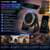 Bt - Sd - Usb Şarjlı Telefon Tutacak Rgb Işıklı Bluetooth Wireless Speaker Hoparlör 5w Pl-4676 Bx40