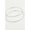 Burgulu Metal Halka Küpe 8-9-10 cm