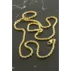 Burgulu Zincir Çelik Kolye 55 cm